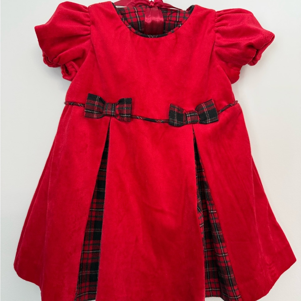 Tommy Bahama Red Plaid Dress and Shoes - Picture 2 of 4